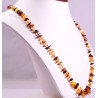 55 cm Lot of 5 wholesale natural Baltic amber baroque adult necklace