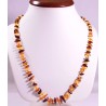 55 cm Lot of 5 wholesale natural Baltic amber baroque adult necklace