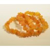 3 wholesale Natural Baltic amber unpolished style adult bracelet